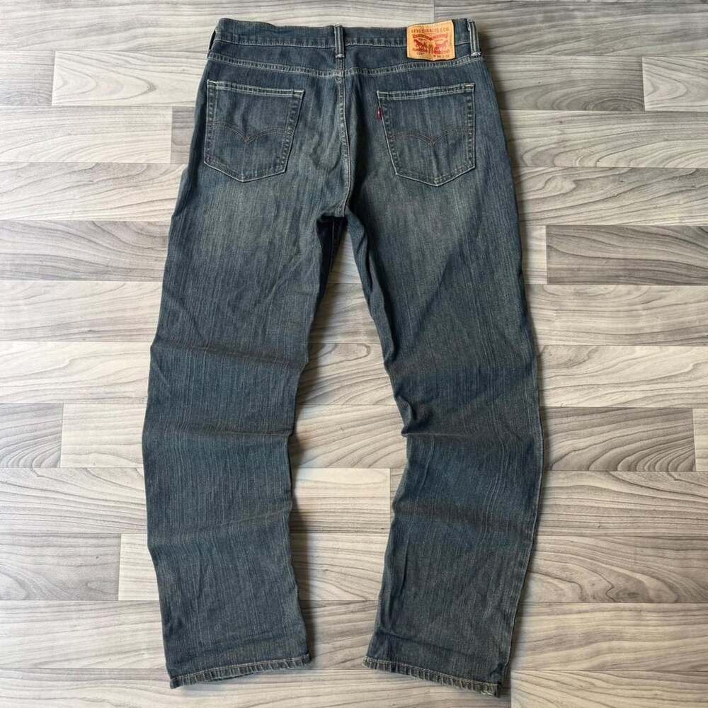 Levi's 514 Straight Fit Jeans Dark Wash 34x32